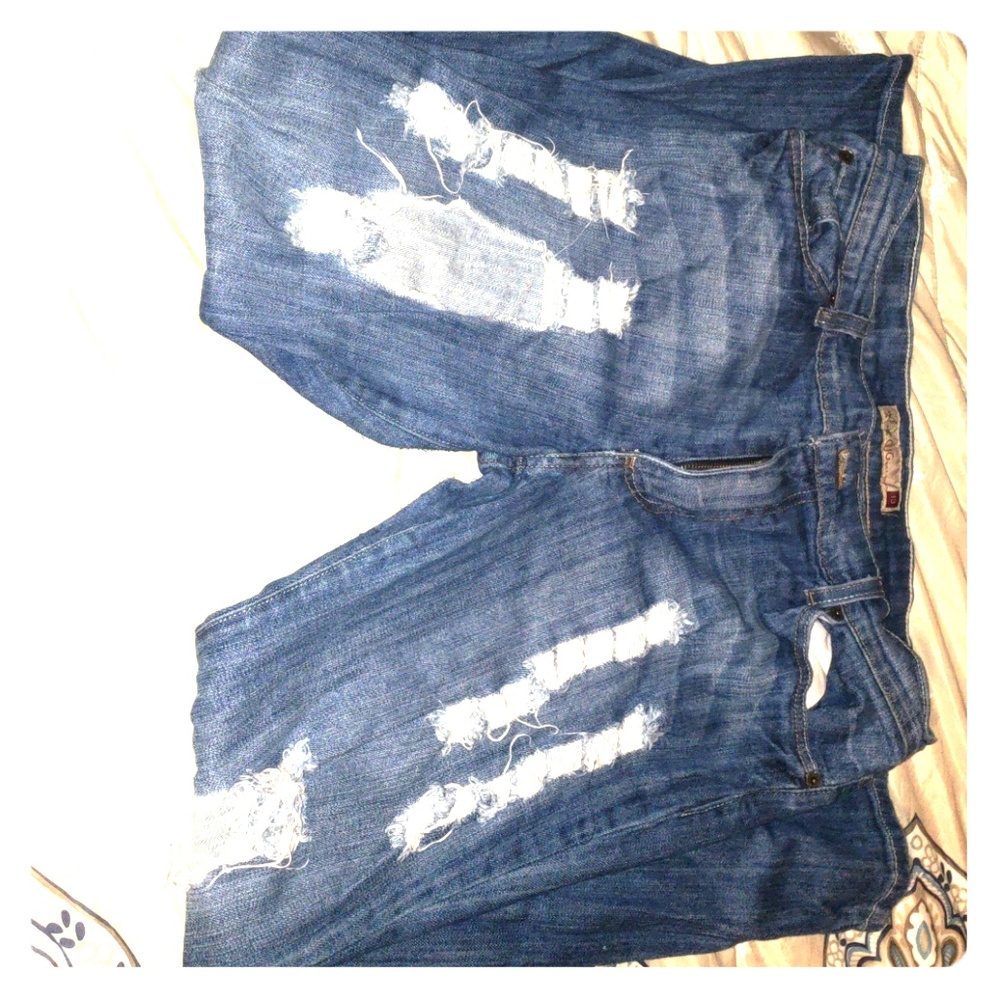 Fashion Nova distressed jeans